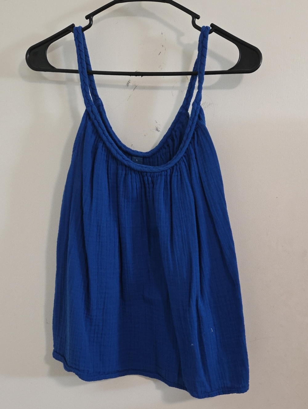 Old Navy Royal Blue Double-Braid Strap Tank Top
